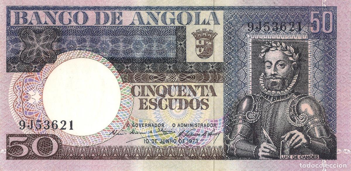 Billetes extranjeros: ANGOLA 50 Escudos 1973, P105, UNC - Foto 2