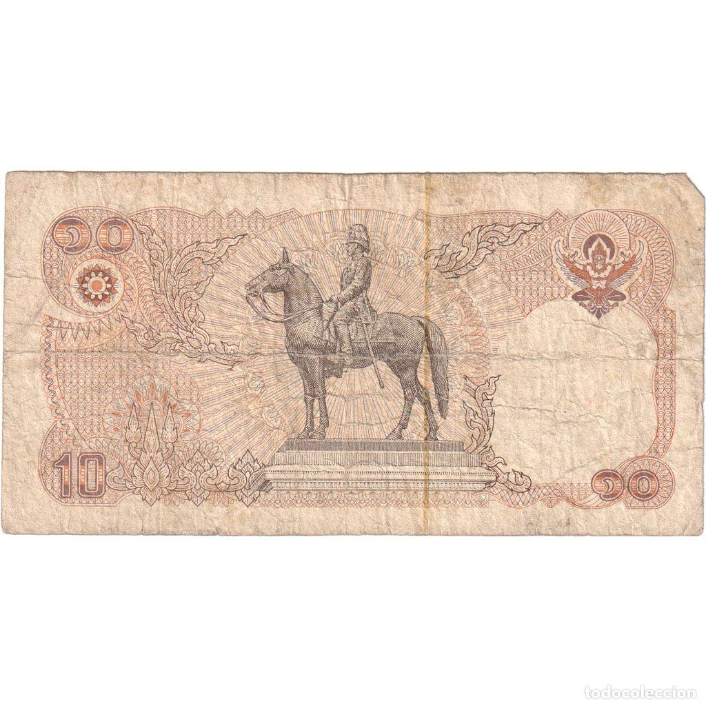 Billetes extranjeros: [#1290132] Tailandia, 10 Baht, BC - Foto 2
