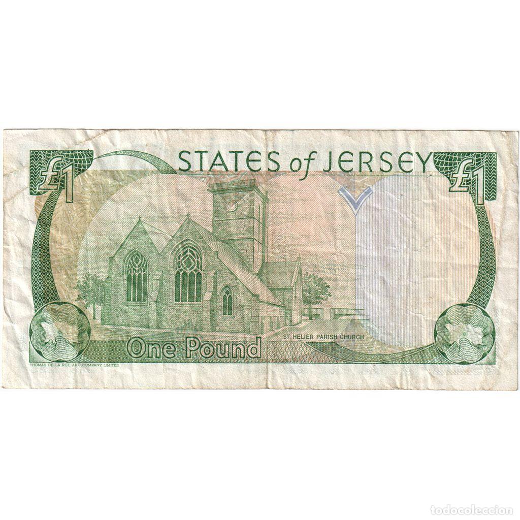 Billetes extranjeros: [#1290335] Jersey, 1 Pound, MBC - Foto 2