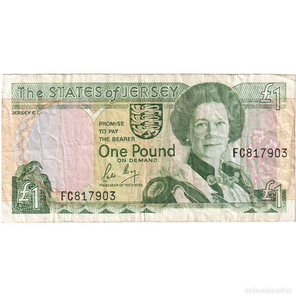 Billetes extranjeros: [#1290335] Jersey, 1 Pound, MBC - Foto 1