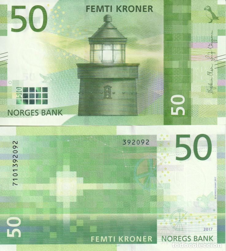 Billetes extranjeros: Noruega 50 coronas del 2017 Pick 53 SC/UNC - Foto 1
