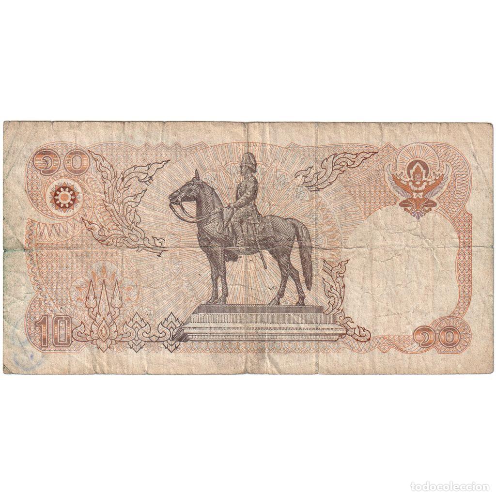 Billetes extranjeros: [#1290347] Tailandia, 10 Baht, BC - Foto 2
