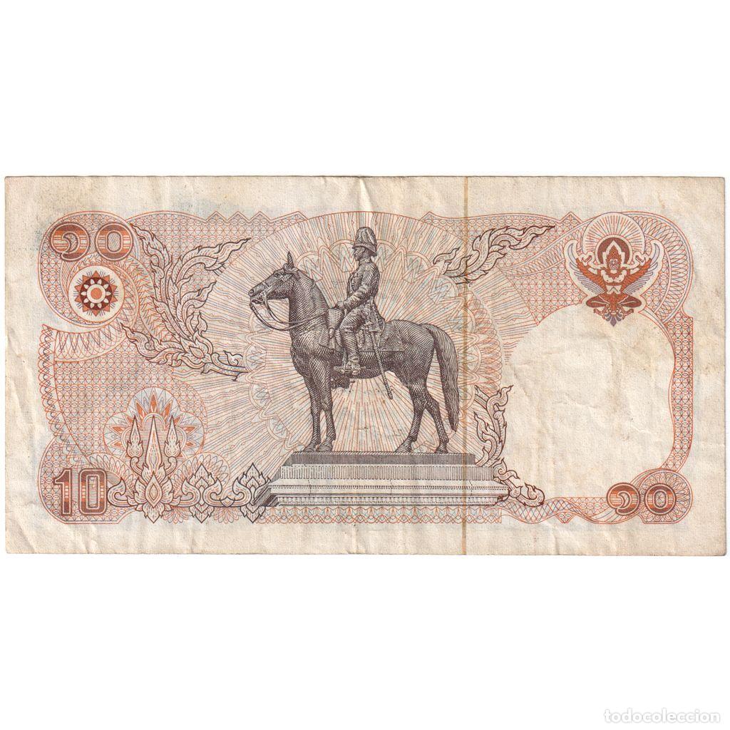 Billetes extranjeros: [#1290348] Tailandia, 10 Baht, MBC - Foto 2