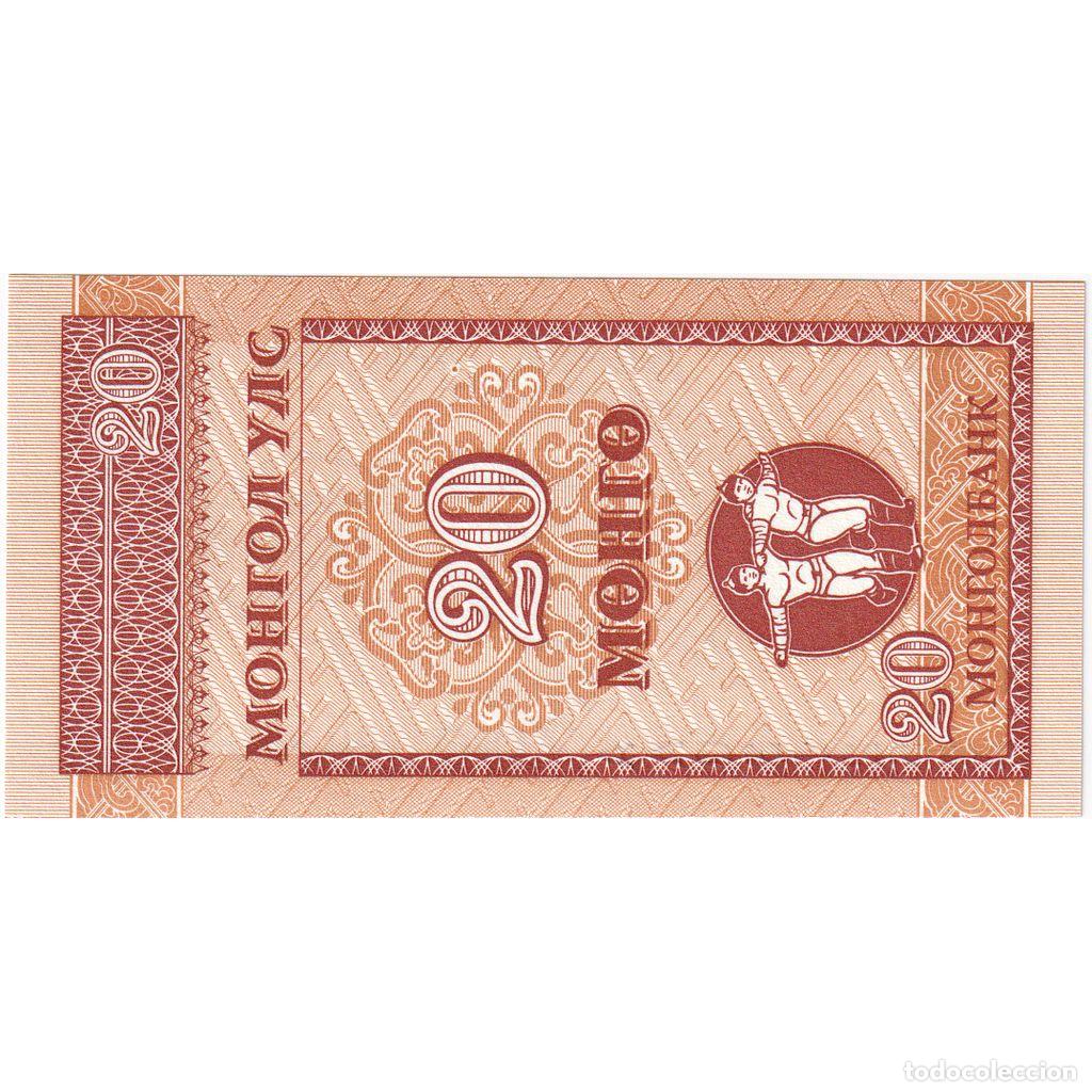 Billetes extranjeros: [#1290375] Mongolia, 20 Mongo, UNC - Foto 1