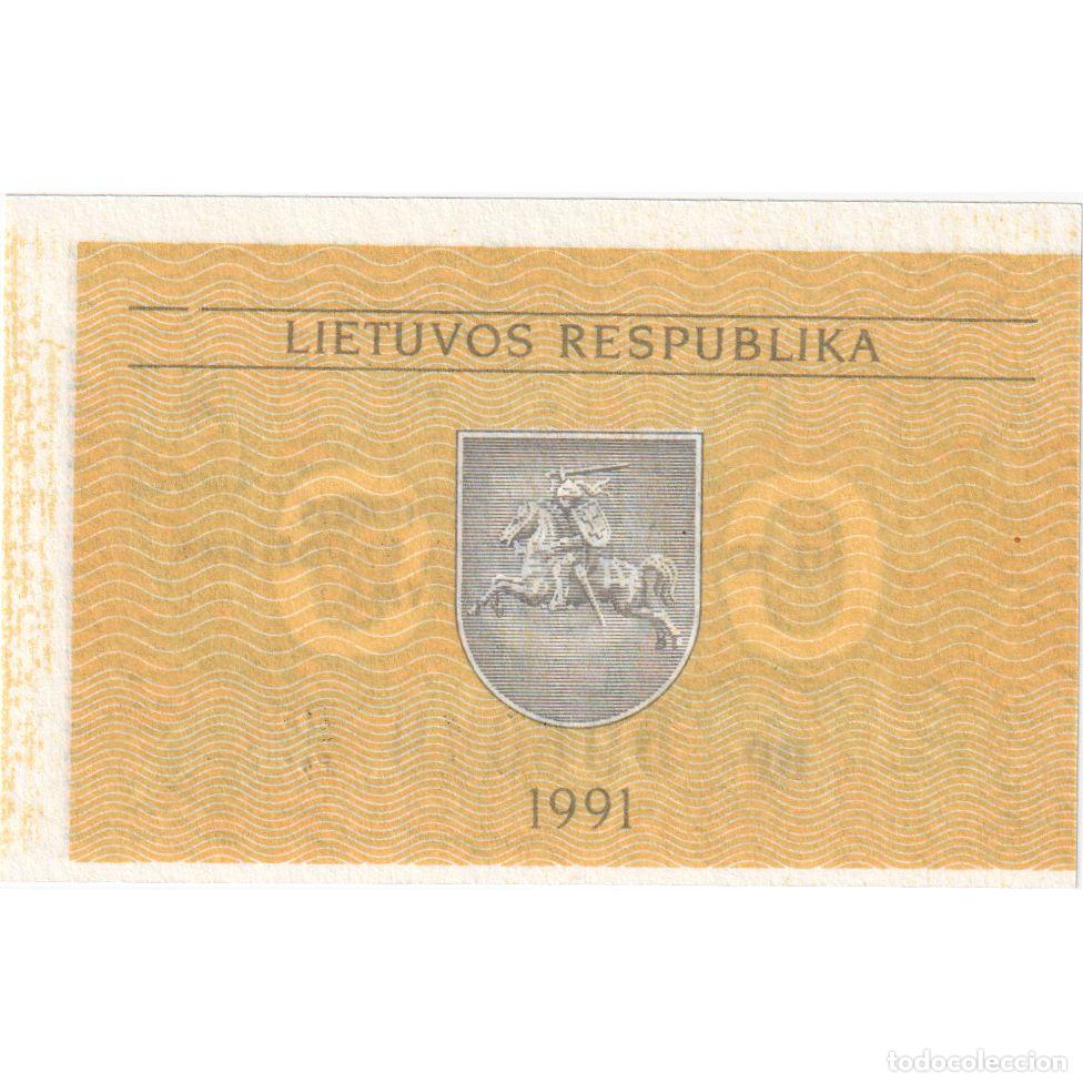 Billetes extranjeros: [#1290419] Lituania, 0.50 Talonas, UNC - Foto 2