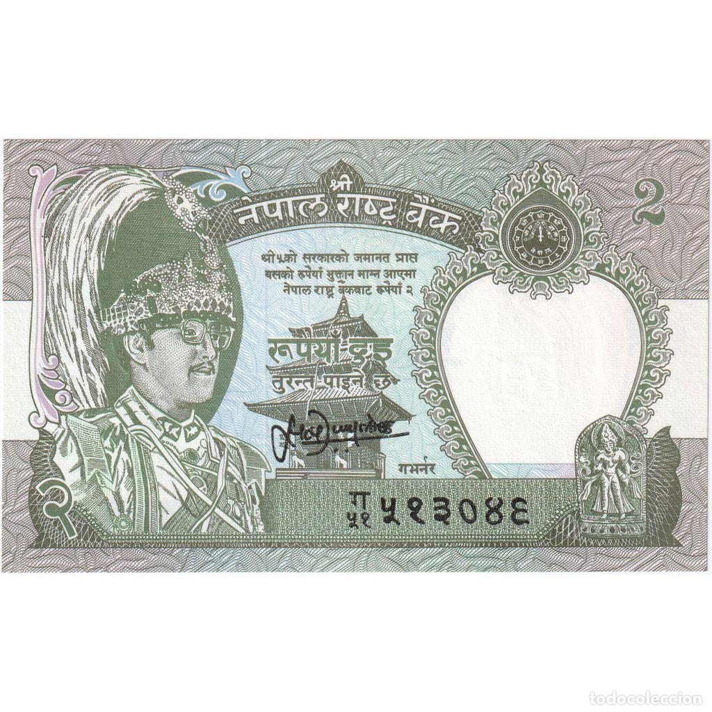 Billetes extranjeros: [#1290438] 2 Rupees, Nepal, KM:29b, UNC - Foto 1