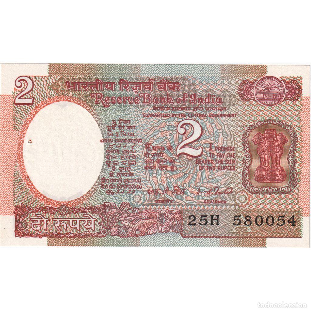 Billetes extranjeros: [#1290440] India, 2 Rupees, SC - Foto 1