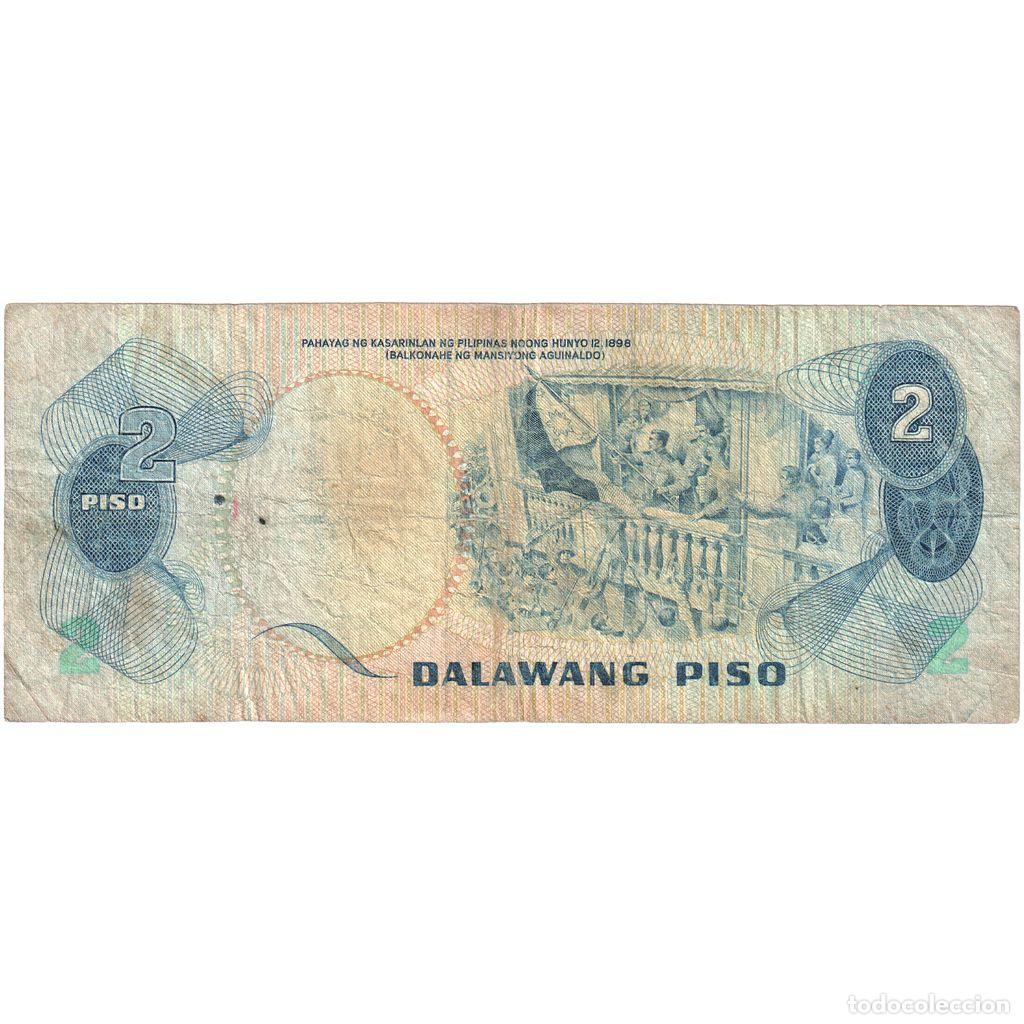 Billetes extranjeros: [#1290521] Filipinas, 2 Piso, BC+ - Foto 2