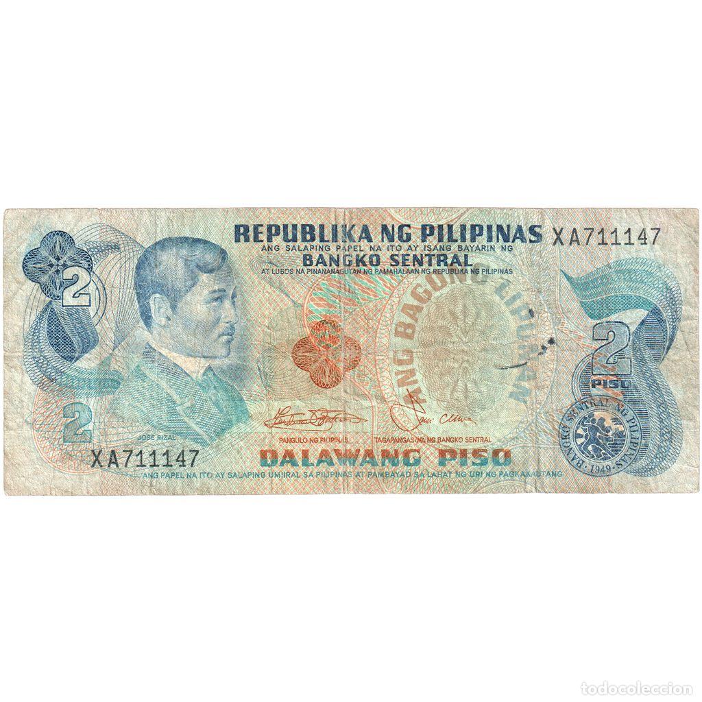 Billetes extranjeros: [#1290521] Filipinas, 2 Piso, BC+ - Foto 1