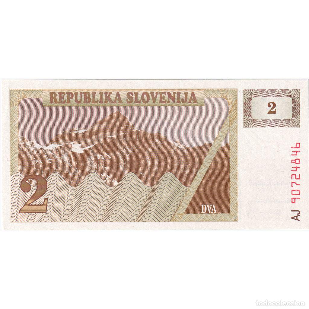 Billetes extranjeros: [#1290523] Eslovenia, 2 (Tolarjev), UNC - Foto 2