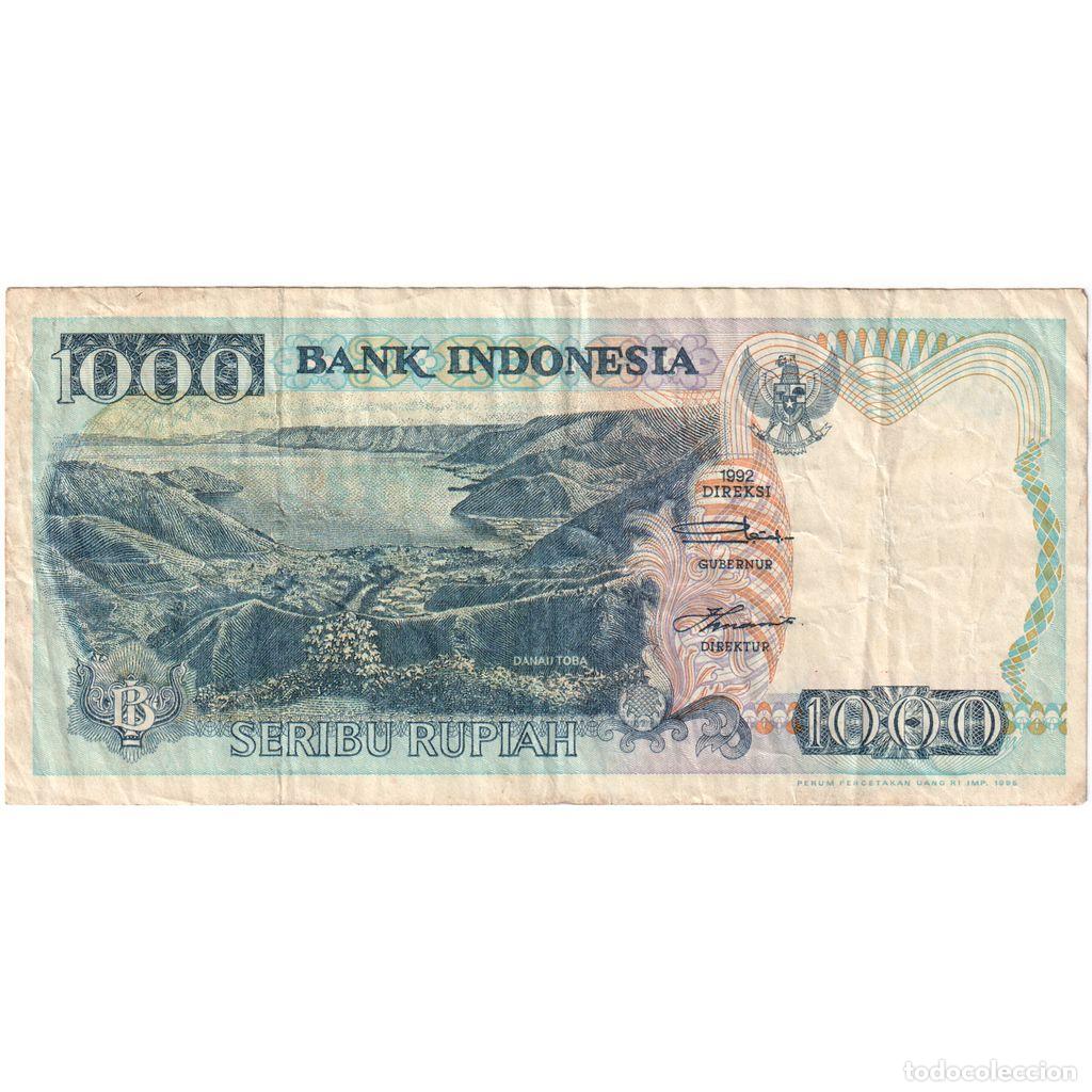 Billetes extranjeros: [#1290555] Indonesia, 1000 Rupiah, BC+ - Foto 2