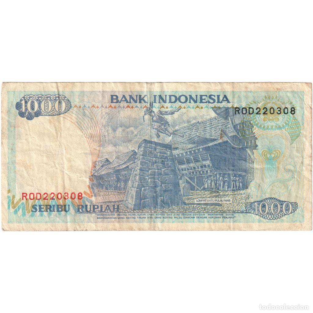 Billetes extranjeros: [#1290555] Indonesia, 1000 Rupiah, BC+ - Foto 1