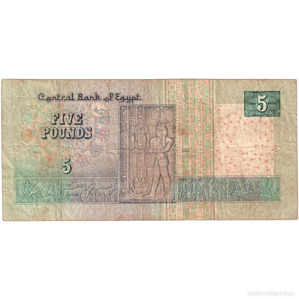 Billetes extranjeros: [#1290650] Egipto, 5 Pounds, BC+ - Foto 2