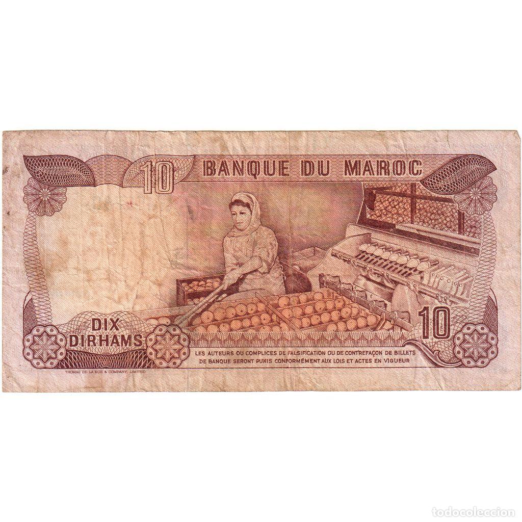 Billetes extranjeros: [#1290749] Marruecos, 10 Dirhams, BC+ - Foto 2