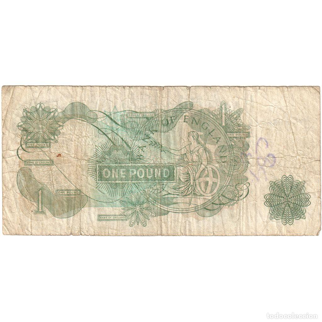 Billetes extranjeros: [#1290785] Gran Breta&ntilde;a, 1 Pound, BC - Foto 2