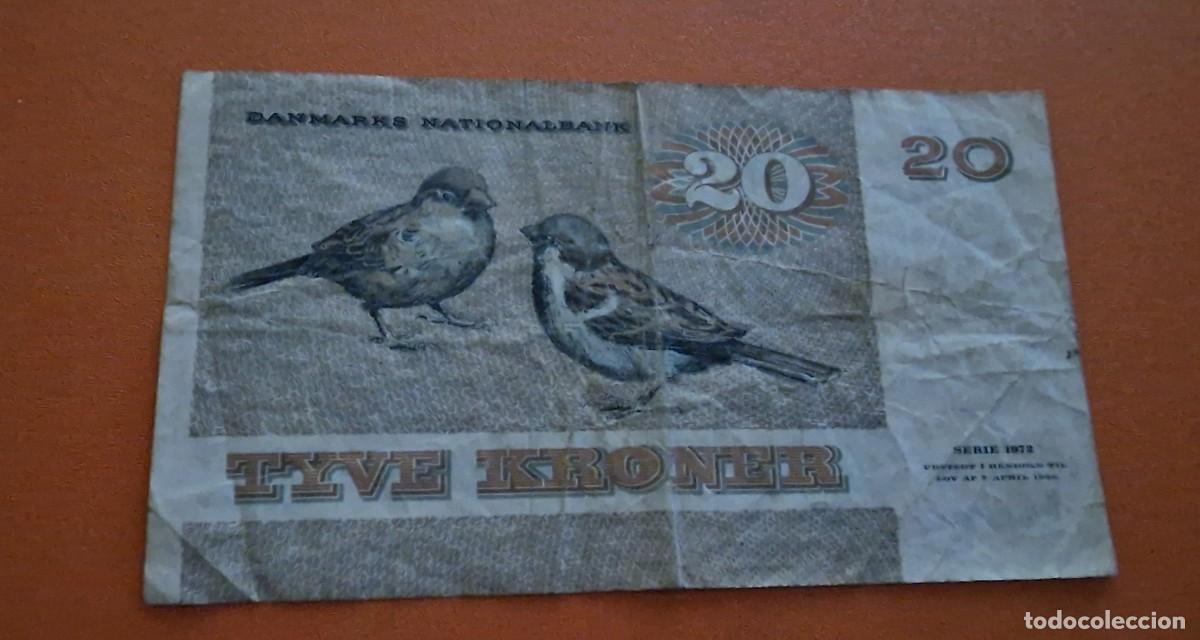 Billetes extranjeros: 20 Kroner, 1972 Dinamarca - Foto 2