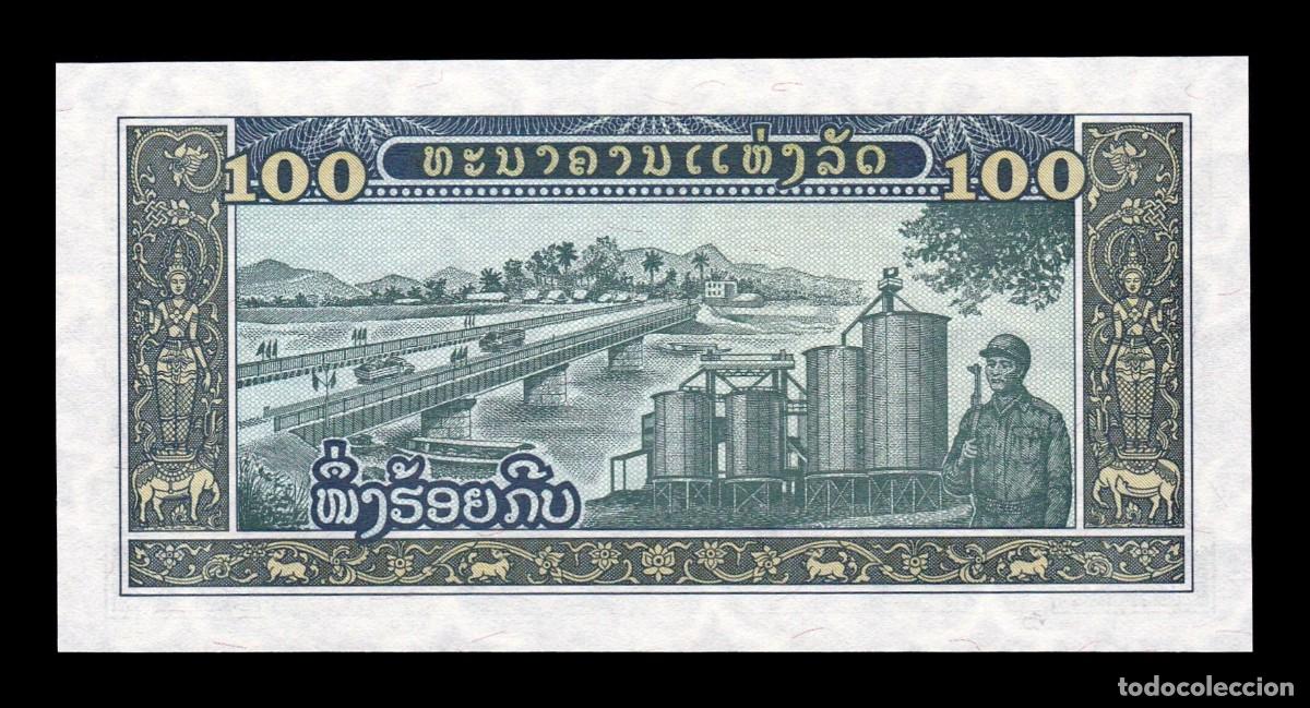 Billetes extranjeros: Laos 100 Kip 1979 Pick 30 Sc Unc - Foto 2