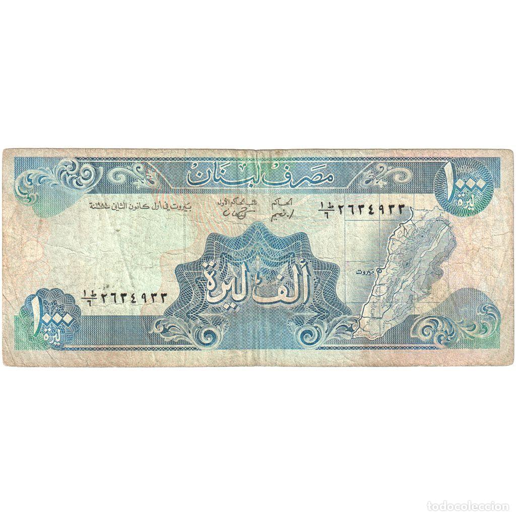 Billetes extranjeros: [#1290880] L&iacute;bano, 1000 Livres, BC - Foto 1