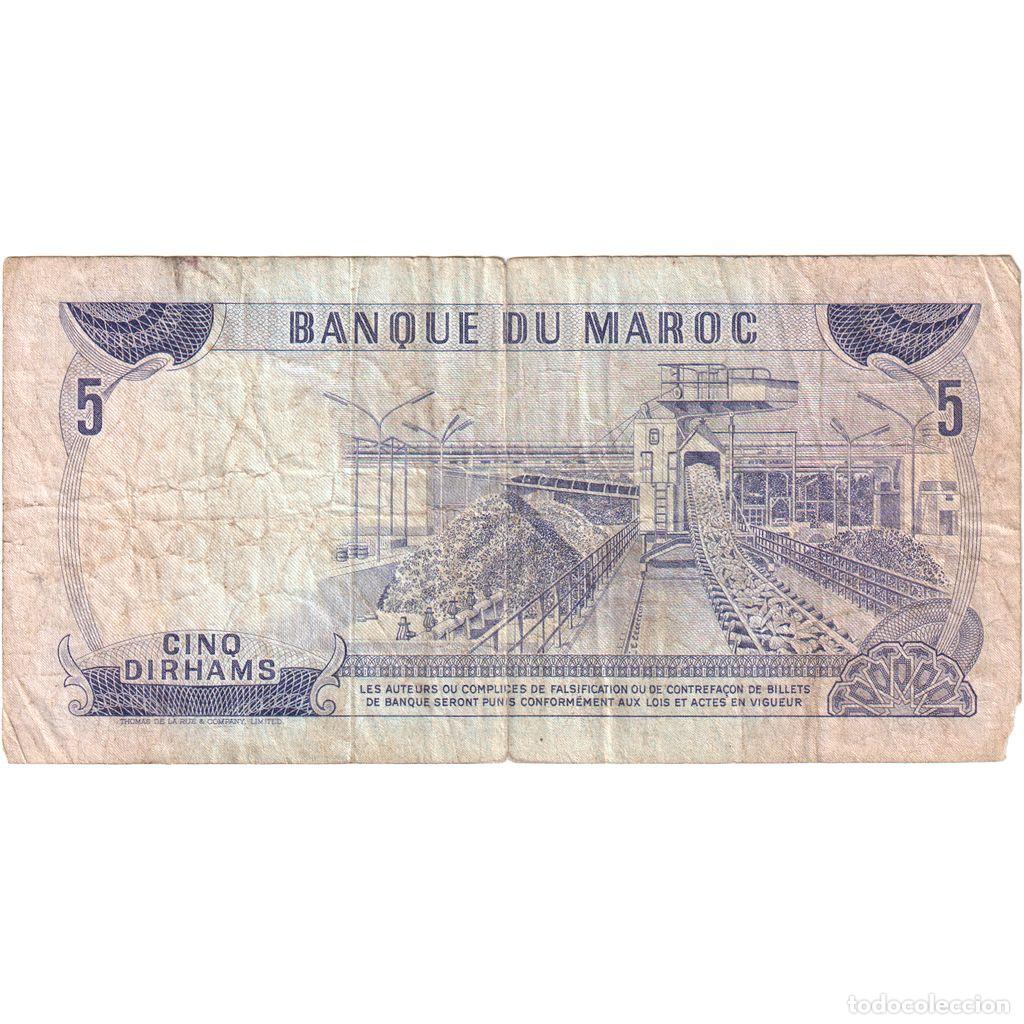 Billetes extranjeros: [#1290943] Marruecos, 5 Dirhams, BC - Foto 2