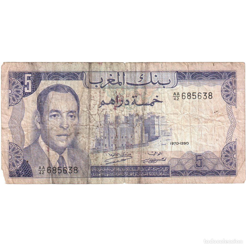 Billetes extranjeros: [#1290943] Marruecos, 5 Dirhams, BC - Foto 1