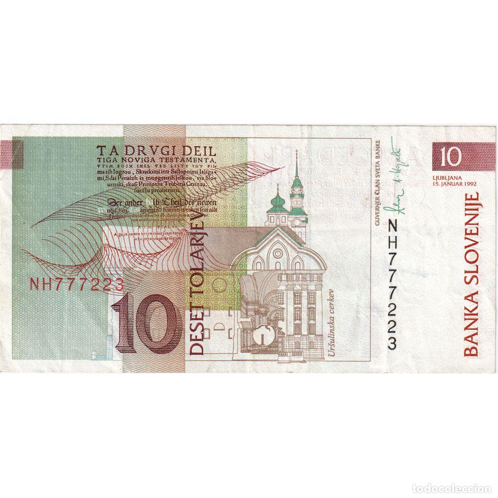 Billetes extranjeros: [#1290948] Eslovenia, 10 Tolarjev, UNC - Foto 2