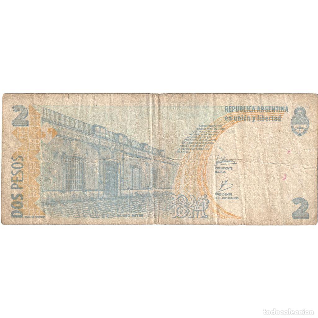 Billetes extranjeros: [#1290967] 2 Pesos, Argentina, KM:346, BC - Foto 2