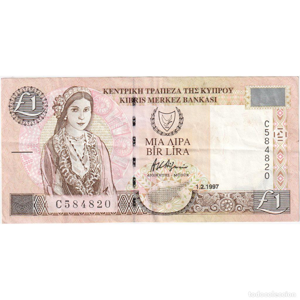 Billetes extranjeros: [#1291252] Chipre, 1 Pound, 1997-02-01, MBC - Foto 1