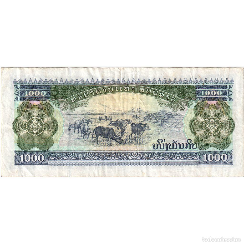 Billetes extranjeros: [#1291467] Laos, 1000 Kip, MBC - Foto 2