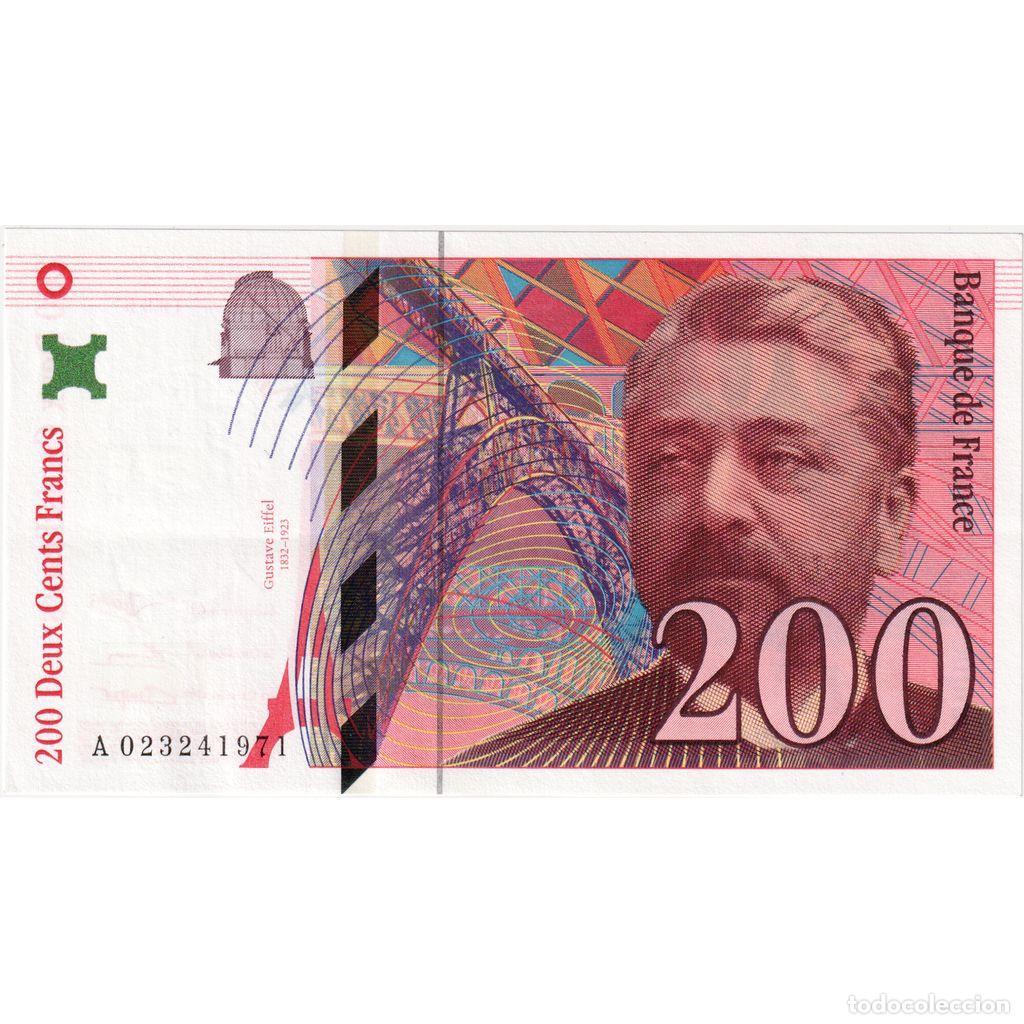 Billetes extranjeros: [#1291507] Francia, 200 Francs, Eiffel, A 023241971, UNC - Foto 1