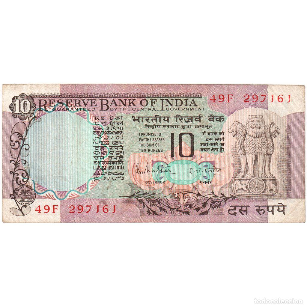 Billetes extranjeros: [#1291598] India, 10 Rupees, BC+ - Foto 1