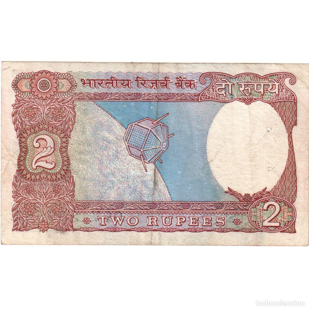 Billetes extranjeros: [#1291596] India, 2 Rupees, MBC - Foto 2