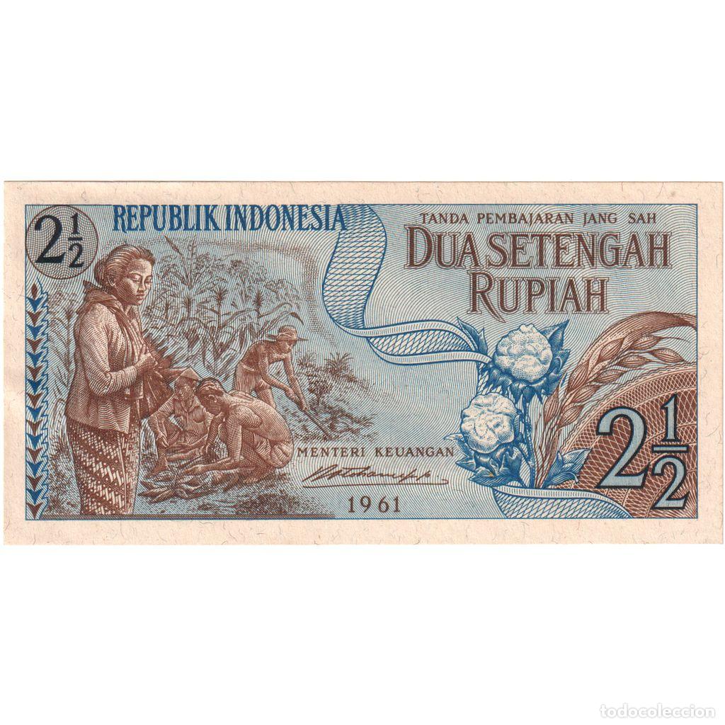 Billetes extranjeros: [#1291645] Indonesia, 2 1/2 Rupiah, UNC - Foto 1