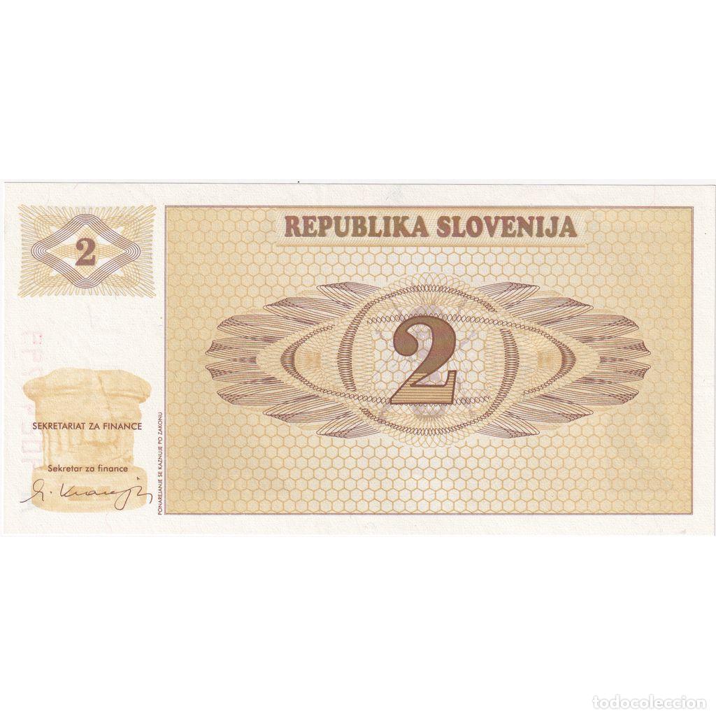 Billetes extranjeros: [#1291673] Eslovenia, 2 (Tolarjev), UNC - Foto 2