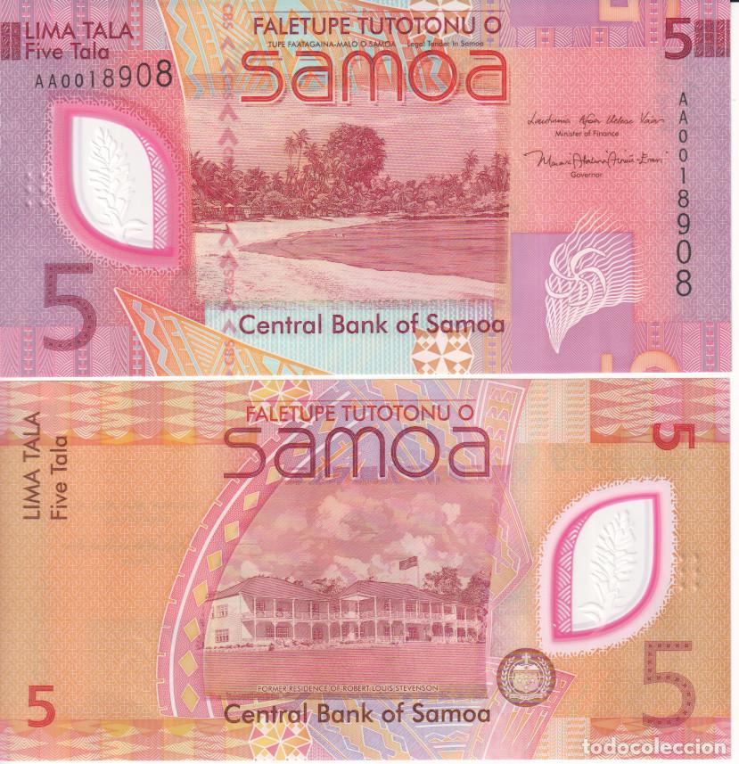Billetes extranjeros: Samoa 5 tala Pick W 47 SC/UNC - Foto 1