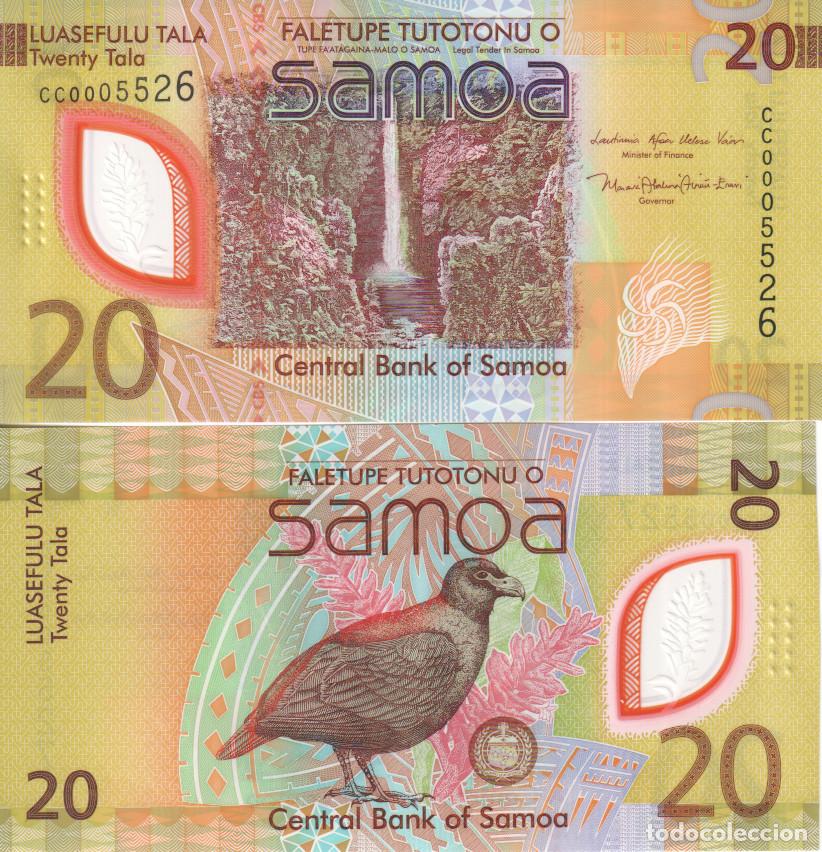 Billetes extranjeros: Samoa 20 tala Pick 49 SC/UNC - Foto 1