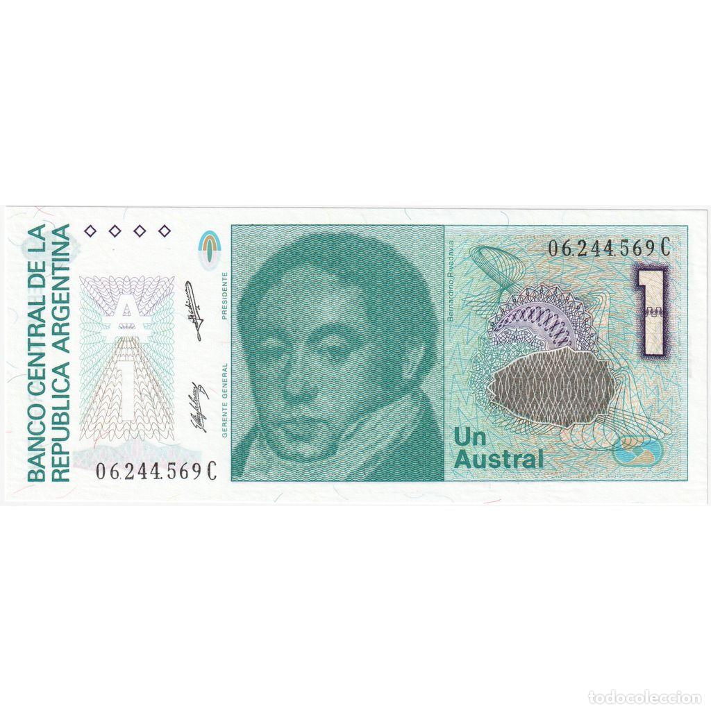 Billetes extranjeros: [#1292291] Argentina, 1 Austral, UNC - Foto 1