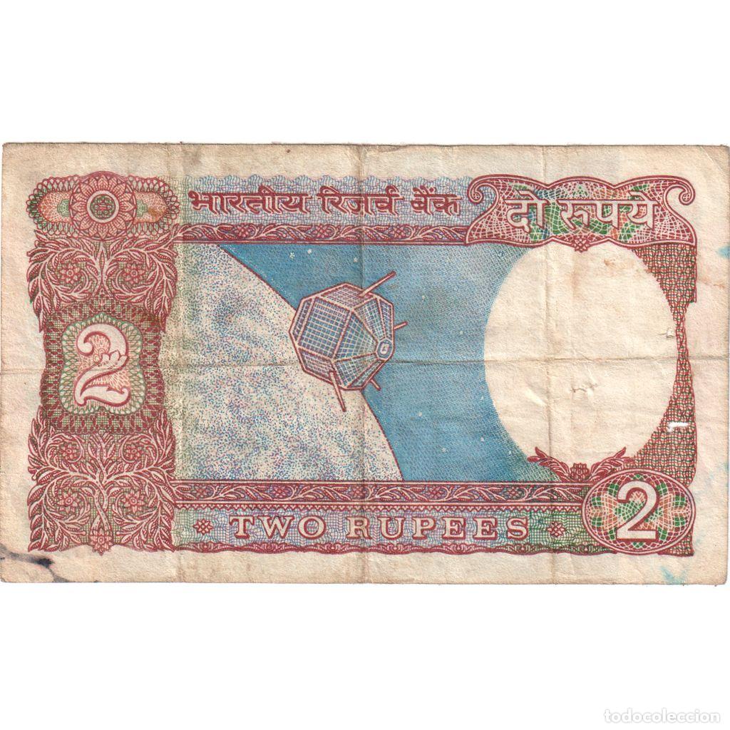 Billetes extranjeros: [#1292458] India, 2 Rupees, BC+ - Foto 2