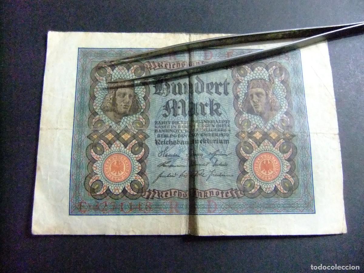Billetes extranjeros: NV BILLETE DE 100 MARCOS E- 3271118 BERLIN 1 NOVEMBER 1920