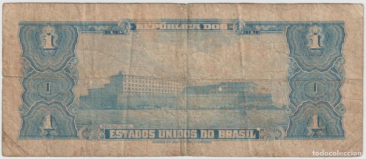 Billetes extranjeros: Billete Brasil, 1 Cruzeiro - Foto 2