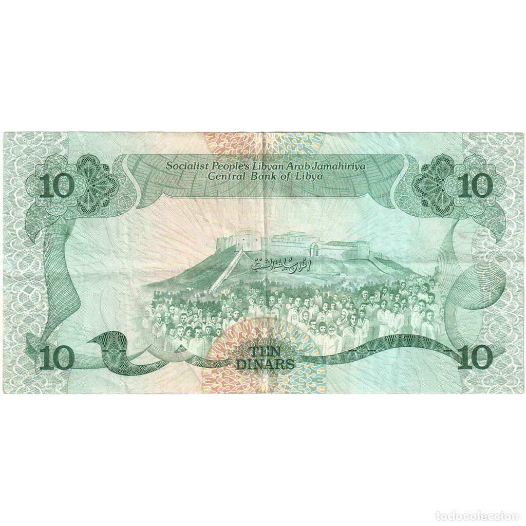 Billetes extranjeros: [#1292529] Libia, 10 Dinars, MBC - Foto 2