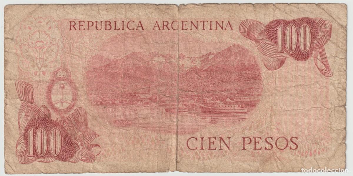 Billetes extranjeros: Billete Argentina 100 Pesos - Foto 2
