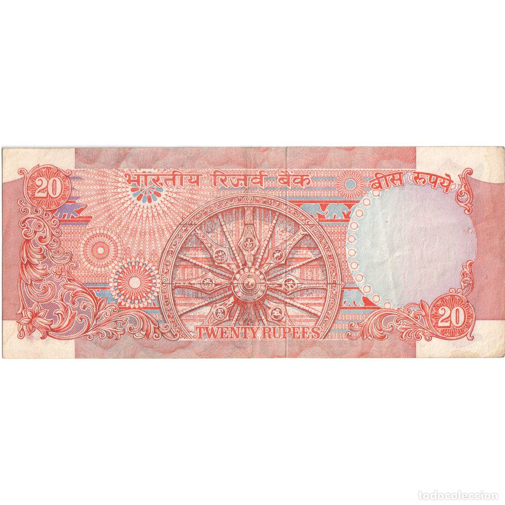Billetes extranjeros: [#1292599] India, 20 Rupees, MBC - Foto 2