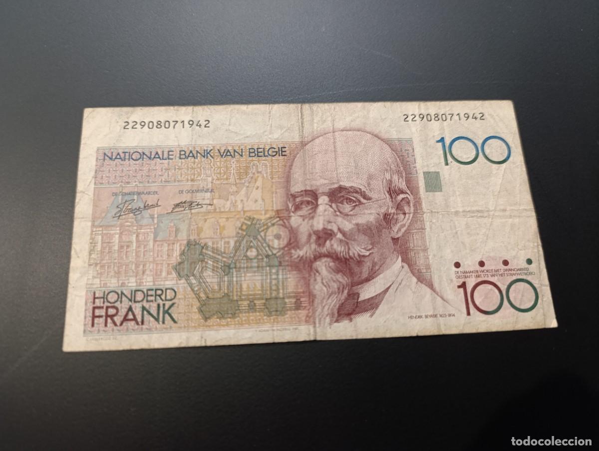 Billetes extranjeros: Billete Belgica, 100 francos - Foto 1