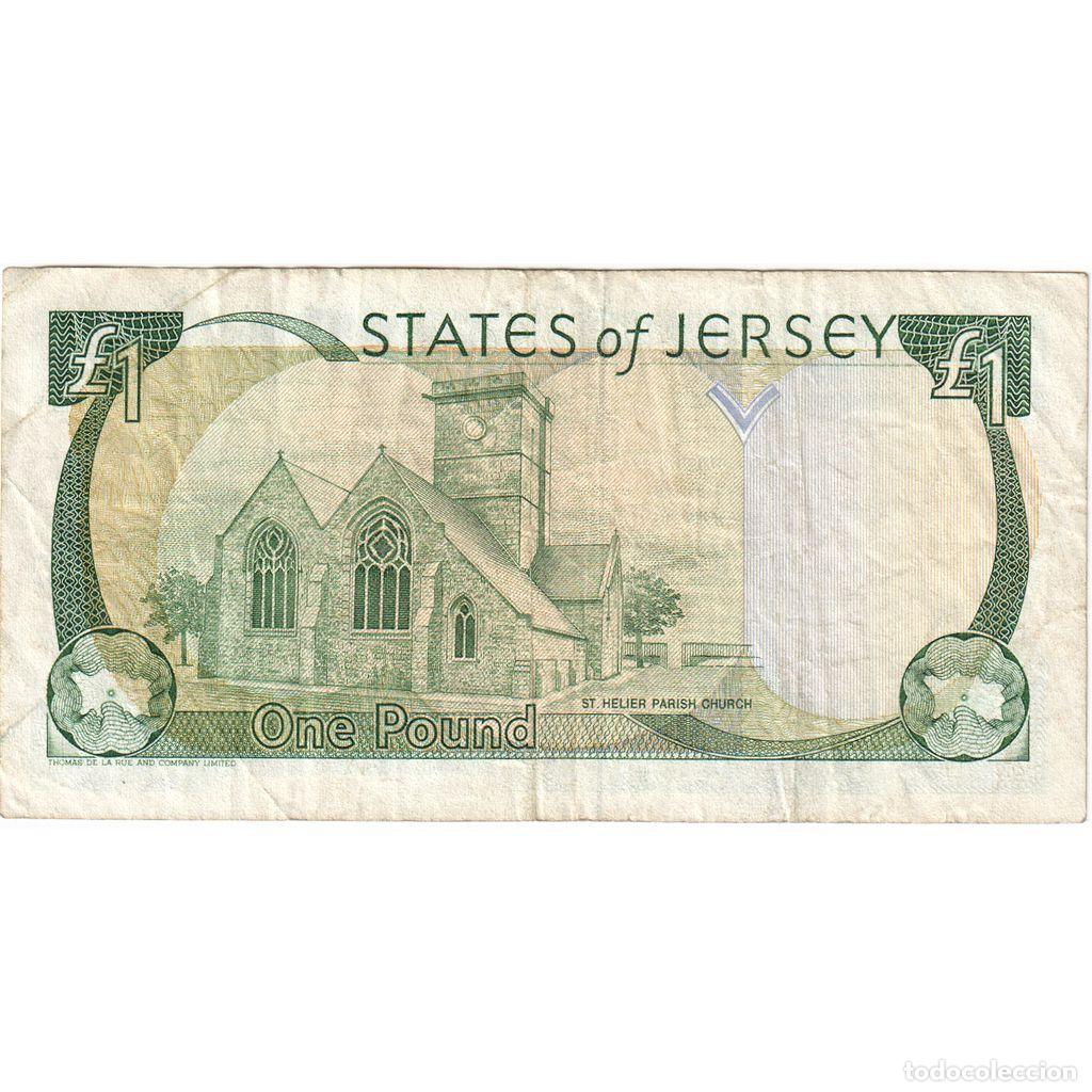 Billetes extranjeros: [#1292639] Jersey, 1 Pound, BC+ - Foto 2