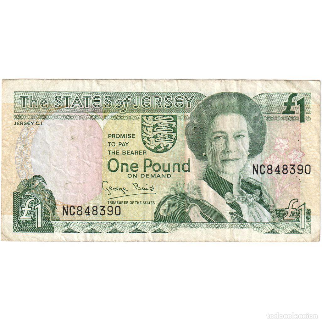 Billetes extranjeros: [#1292639] Jersey, 1 Pound, BC+ - Foto 1