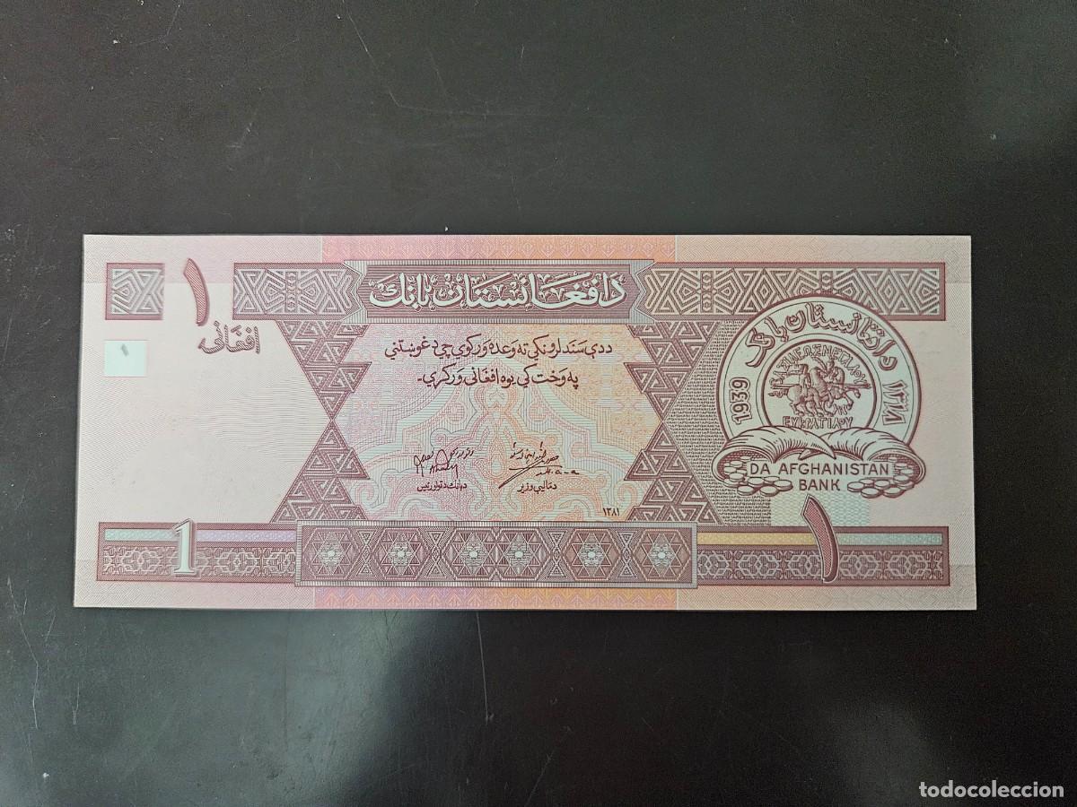 Billetes extranjeros: AFGANISTAN 1 AFGANI 2002(1381) S/C KM=64