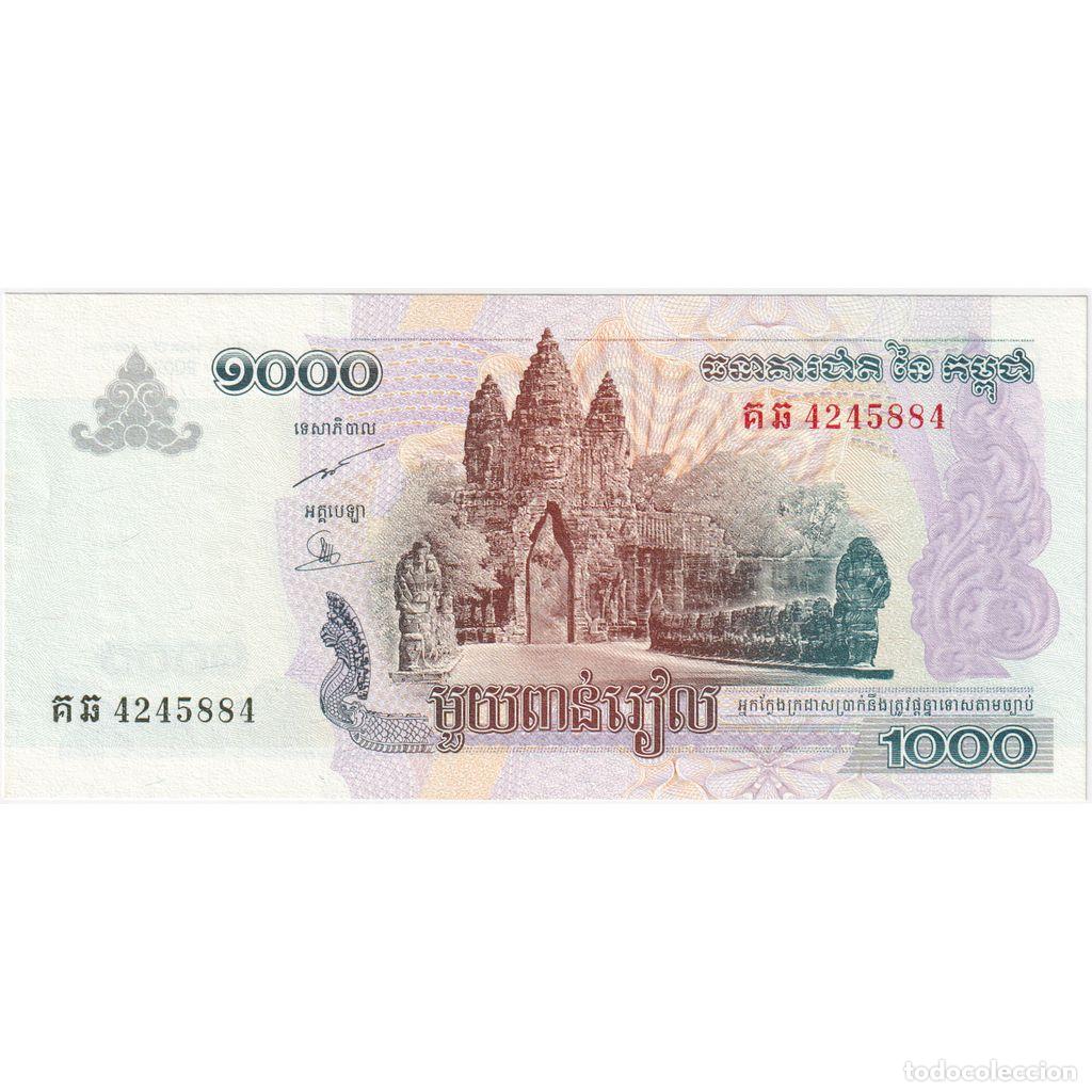Billetes extranjeros: [#1292660] Camboya, 1000 Riels, UNC - Foto 1