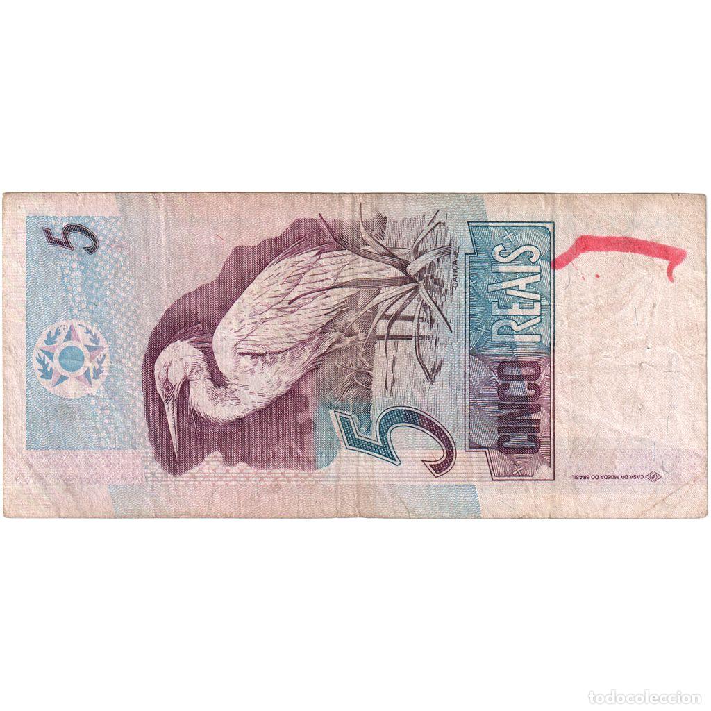 Billetes extranjeros: [#1292668] 5 Reais, 2010, Brasil, BC - Foto 2