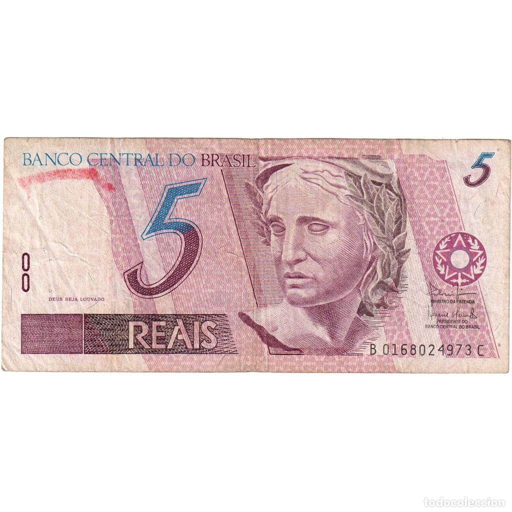Billetes extranjeros: [#1292668] 5 Reais, 2010, Brasil, BC - Foto 1