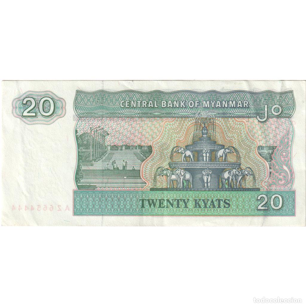 Billetes extranjeros: [#1292678] Myanmar, 20 Kyats, UNC - Foto 2